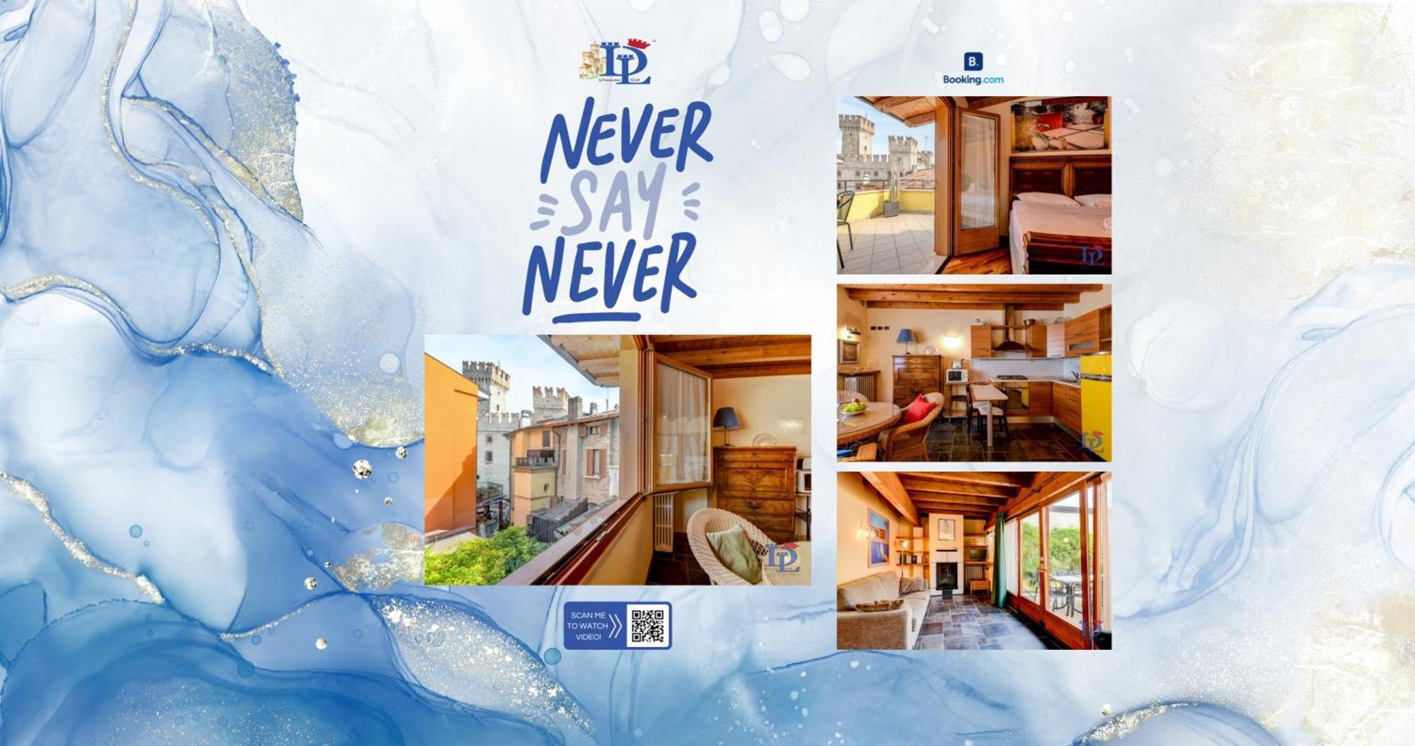 Desenzanoloft Official Partner Marriott Homes & Villas -Penthouse Never Say Never Sirmione Castle View Exterior photo